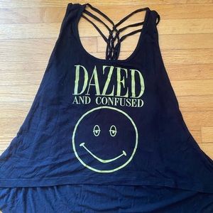Dazed and Confused Black Tank Top